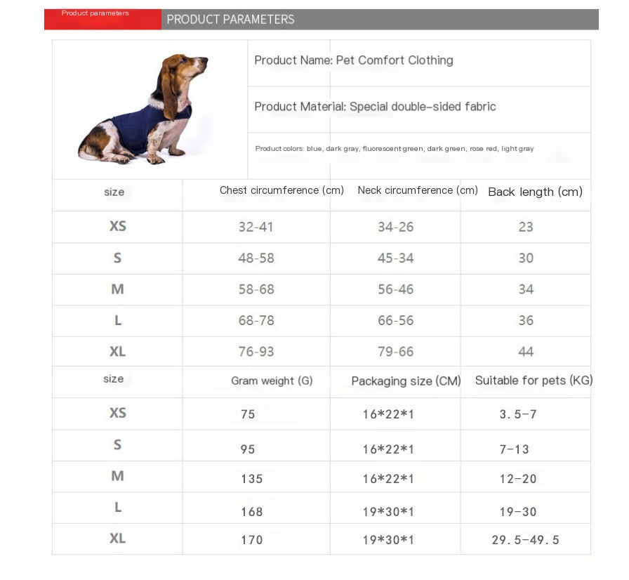 Calming Anxiety Vest for Dogs and Cats - Dark Grey