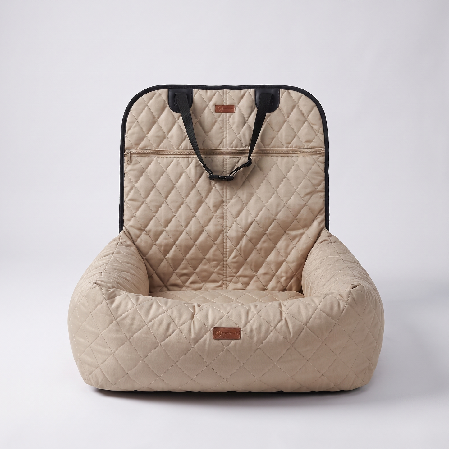Multifunctional Pet Car Bed - Beige