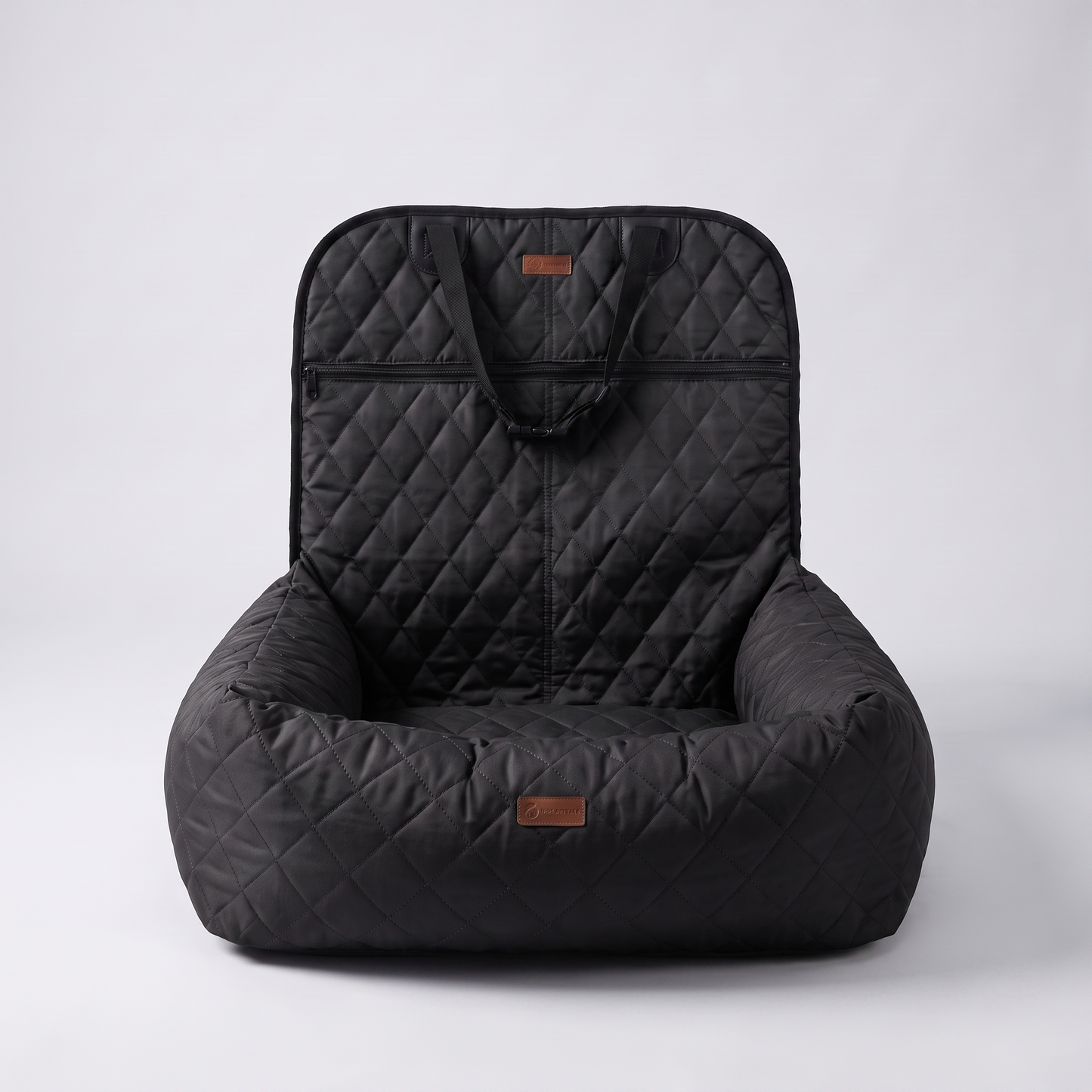 Multifunctional Pet Car Bed - Black