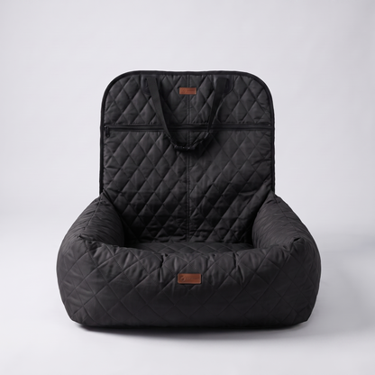 Multifunctional Pet Car Bed - Black